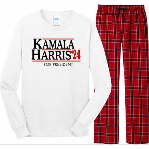 Kamala Harris 2024 For President Election Political Long Sleeve Pajama Set