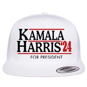 Kamala Harris 2024 For President Election Political Flat Bill Trucker Hat