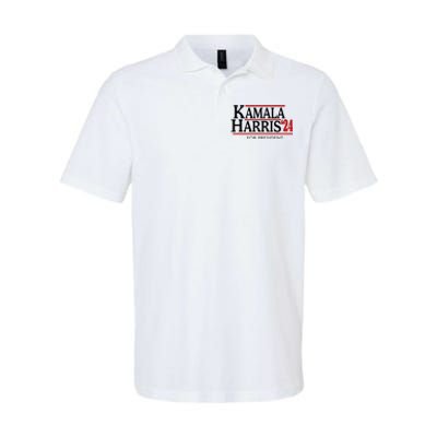 Kamala Harris 2024 For President Election Political Softstyle Adult Sport Polo