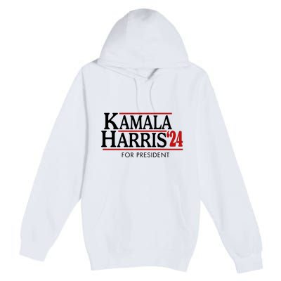 Kamala Harris 2024 For President Election Political Premium Pullover Hoodie