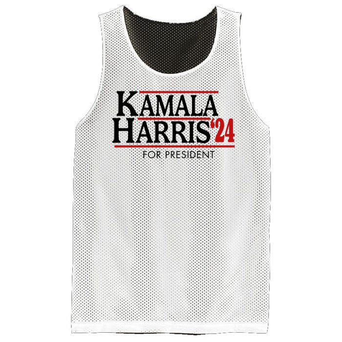 Kamala Harris 2024 For President Election Political Mesh Reversible Basketball Jersey Tank