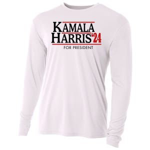 Kamala Harris 2024 For President Election Political Cooling Performance Long Sleeve Crew