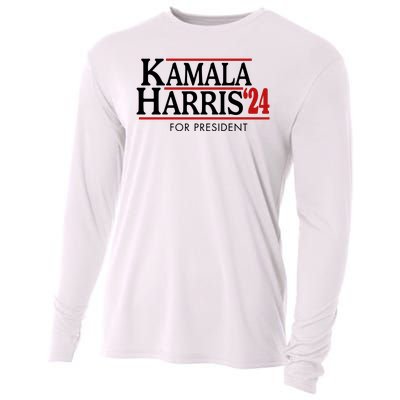 Kamala Harris 2024 For President Election Political Cooling Performance Long Sleeve Crew