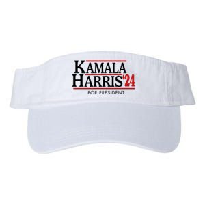 Kamala Harris 2024 For President Election Political Valucap Bio-Washed Visor