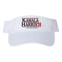 Kamala Harris 2024 For President Election Political Valucap Bio-Washed Visor