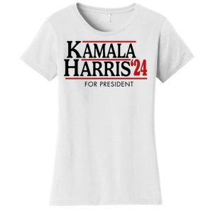 Kamala Harris 2024 For President Election Political Women's T-Shirt