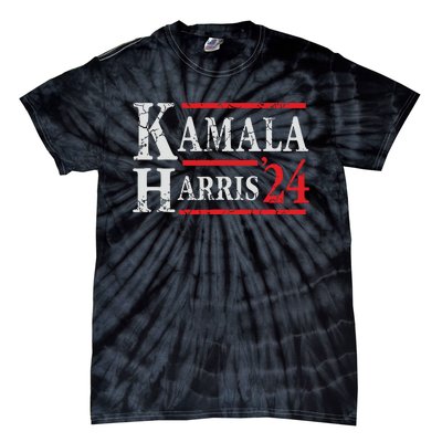 Kamala Harris 2024 Election President Democrat Tie-Dye T-Shirt