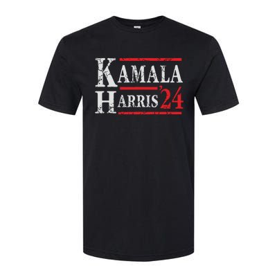 Kamala Harris 2024 Election President Democrat Softstyle® CVC T-Shirt