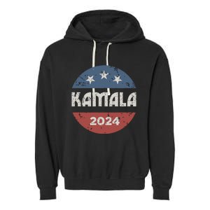 Kamala Harris 2024 For President Campaign Garment-Dyed Fleece Hoodie