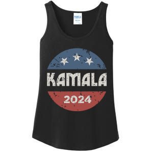 Kamala Harris 2024 For President Campaign Ladies Essential Tank