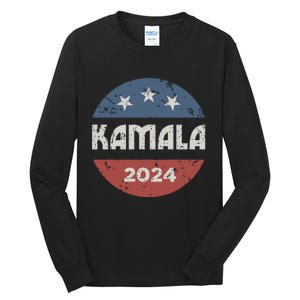 Kamala Harris 2024 For President Campaign Tall Long Sleeve T-Shirt