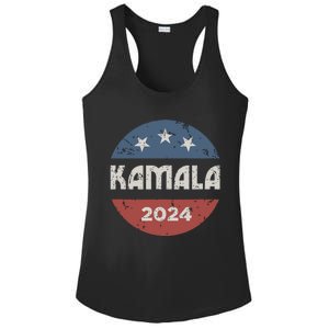 Kamala Harris 2024 For President Campaign Ladies PosiCharge Competitor Racerback Tank