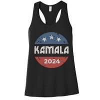 Kamala Harris 2024 For President Campaign Women's Racerback Tank