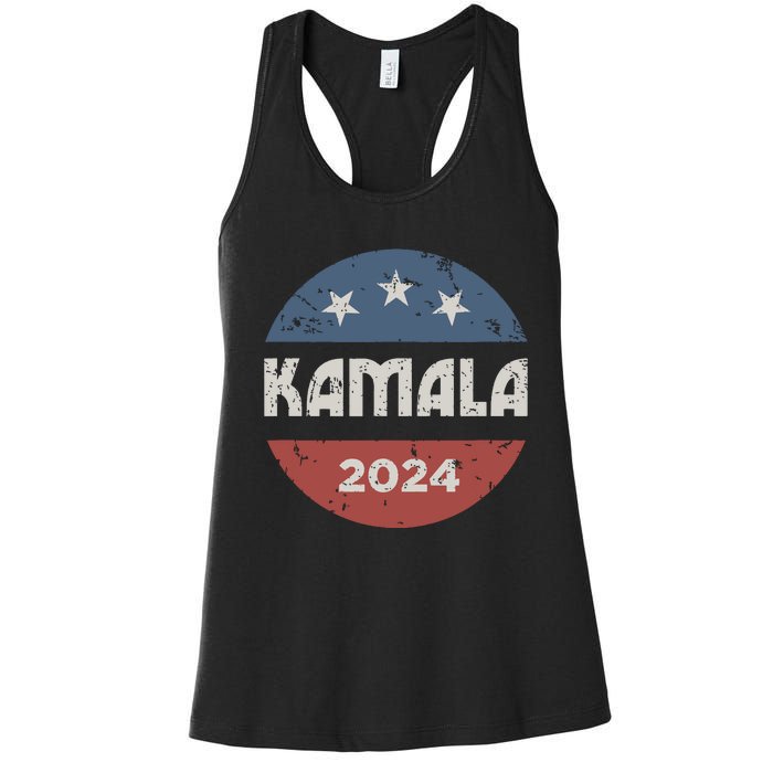 Kamala Harris 2024 For President Campaign Women's Racerback Tank