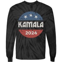 Kamala Harris 2024 For President Campaign Tie-Dye Long Sleeve Shirt