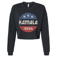 Kamala Harris 2024 For President Campaign Cropped Pullover Crew