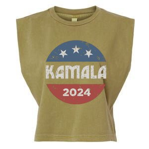 Kamala Harris 2024 For President Campaign Garment-Dyed Women's Muscle Tee