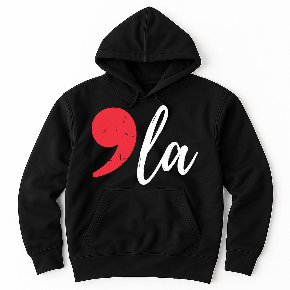 Kamala Harris 2024 President Comma La Funny Hoodie