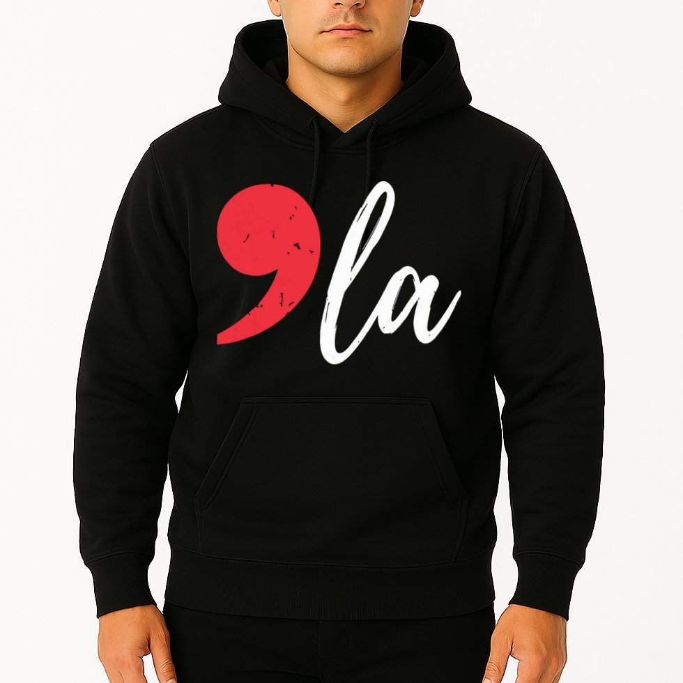 Kamala Harris 2024 President Comma La Funny Hoodie
