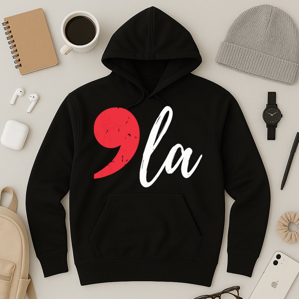 Kamala Harris 2024 President Comma La Funny Hoodie