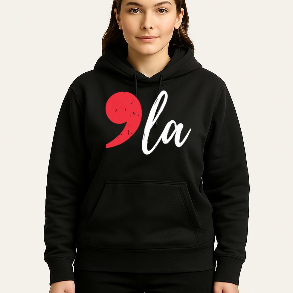 Kamala Harris 2024 President Comma La Funny Hoodie