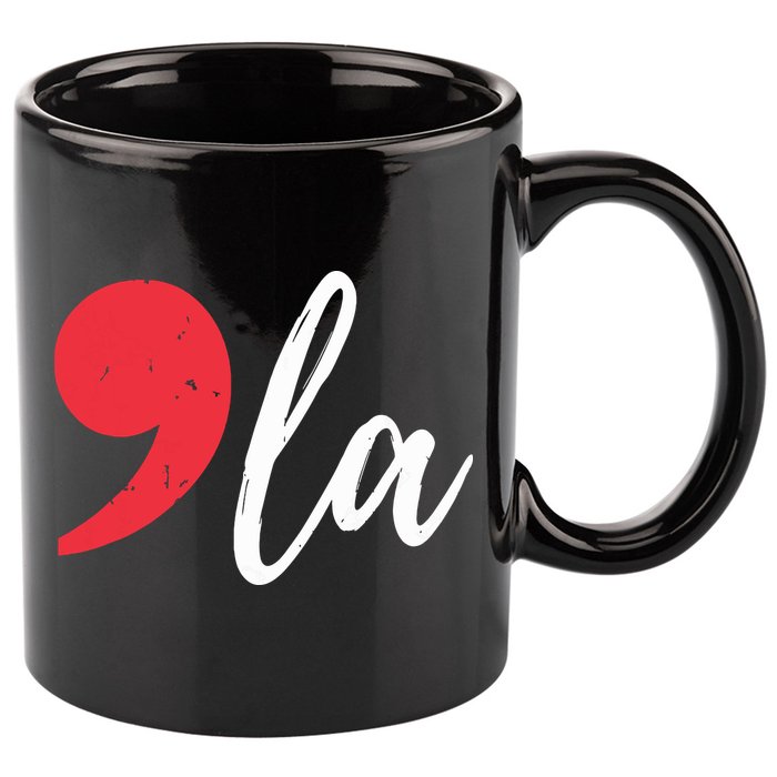 Kamala Harris 2024 President Comma La Funny 11oz C Handle Ceramic Mug