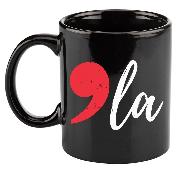 Kamala Harris 2024 President Comma La Funny 11oz C Handle Ceramic Mug