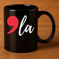 Kamala Harris 2024 President Comma La Funny 11oz C Handle Ceramic Mug