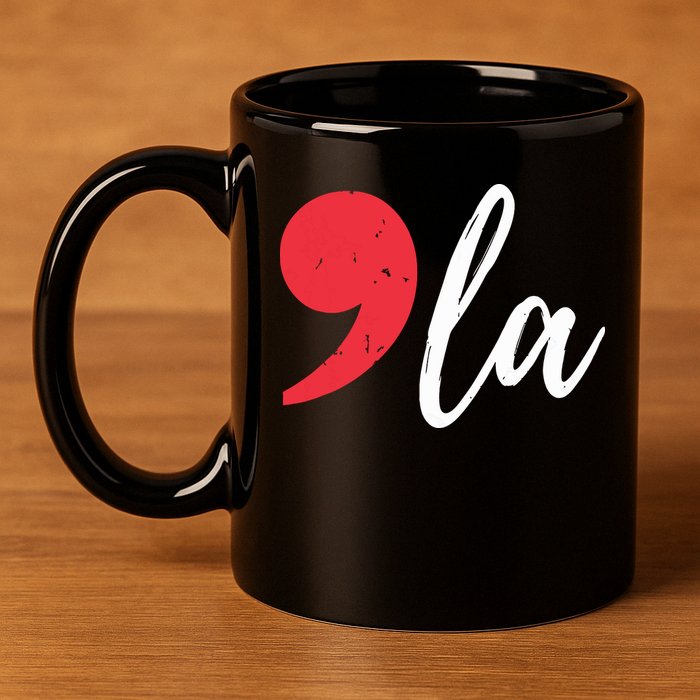 Kamala Harris 2024 President Comma La Funny 11oz C Handle Ceramic Mug