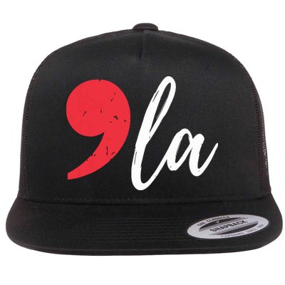 Kamala Harris 2024 President Comma La Funny Flatbill Hat