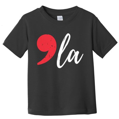 Kamala Harris 2024 President Comma La Funny Toddler T-Shirt