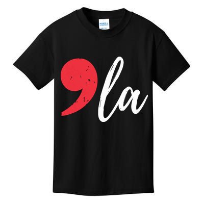 Kamala Harris 2024 President Comma La Funny Kids T-Shirt