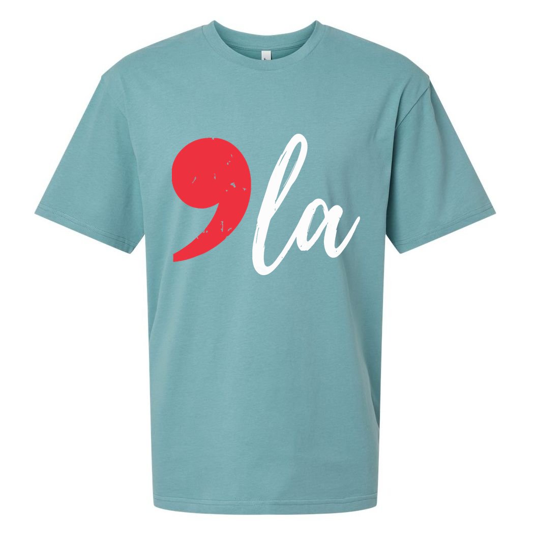 Kamala Harris 2024 President Comma La Funny Sueded Cloud Jersey T-Shirt