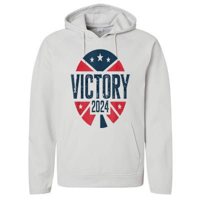 Kamala Harris 2024 And Trump 2024 Election Victory We Won Performance Fleece Hoodie