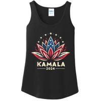 Kamala Harris 2024 Presidential Campaign American Lotus Ladies Essential Tank