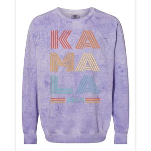 Kamala Harris 2024 Presidential Election Colorblast Crewneck Sweatshirt