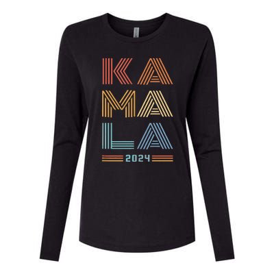 Kamala Harris 2024 Presidential Election Womens Cotton Relaxed Long Sleeve T-Shirt