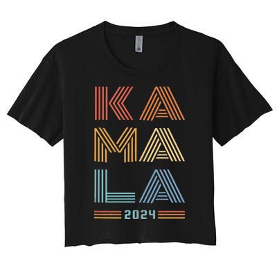 Kamala Harris 2024 Presidential Election Women's Crop Top Tee