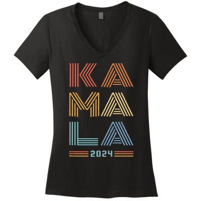 Kamala Harris 2024 Presidential Election Women's V-Neck T-Shirt