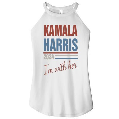 Kamala Harris 2024 Support IM With Her Kamala 2024 Women’s Perfect Tri Rocker Tank