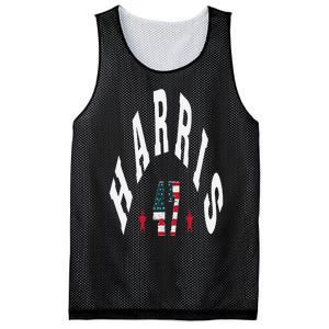 Kamala Harris 2024 With Harris 47 Style Curved Font Mesh Reversible Basketball Jersey Tank