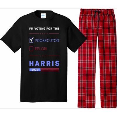 Kamala Harris 2024 IM Voting For The Prosecutor. Vote Blue Pajama Set