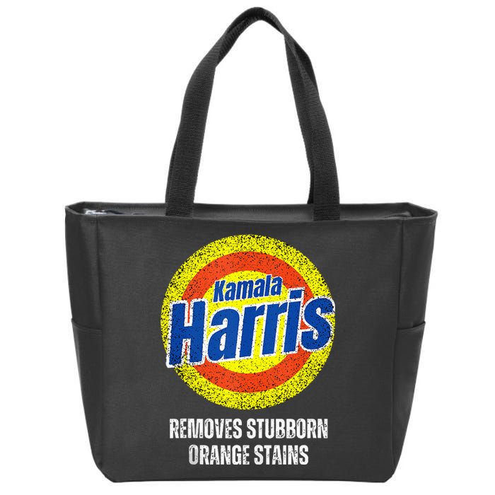 Kamala Harris 2024 Vote Detergent Funny Antitrump Zip Tote Bag