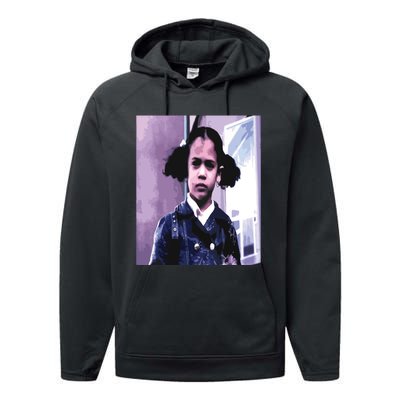 Kamala Harris 2024 That Little Girl Was Me Performance Fleece Hoodie