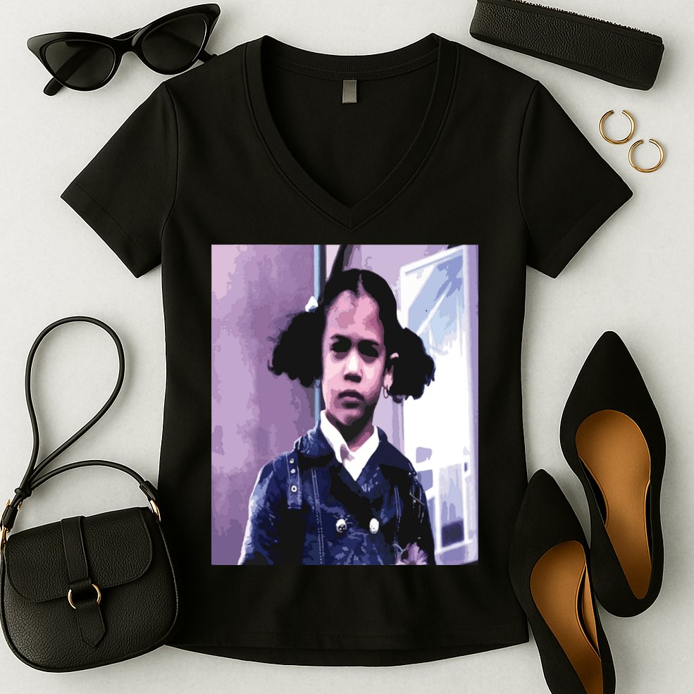 Kamala Harris 2024 That Little Girl Was Me Women's V-Neck T-Shirt