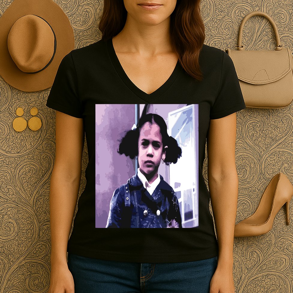 Kamala Harris 2024 That Little Girl Was Me Women's V-Neck T-Shirt
