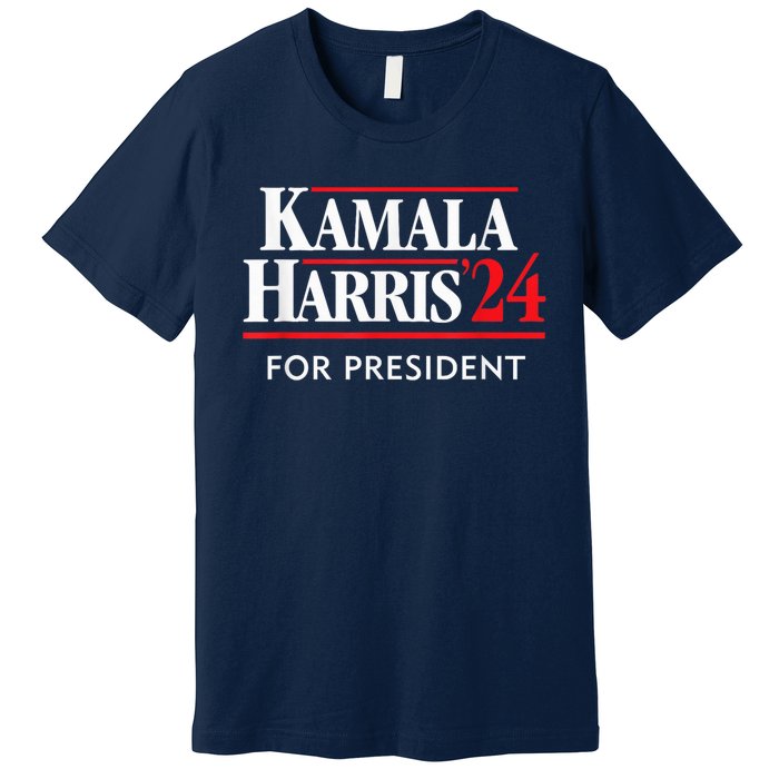 Kamala Harris 24 For President 2024 Premium T-Shirt