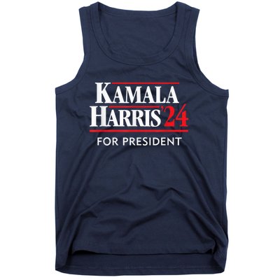 Kamala Harris 24 For President 2024 Tank Top