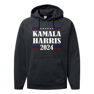 Kamala Harris 2024 Performance Fleece Hoodie