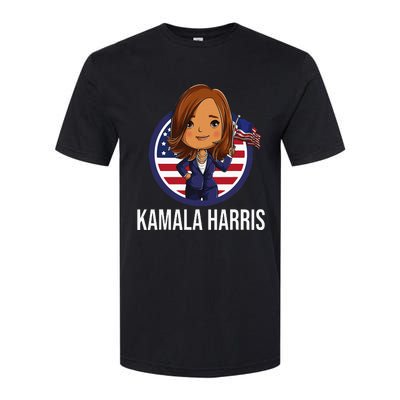 Kamala Harris 2021 Us Cute Softstyle® CVC T-Shirt